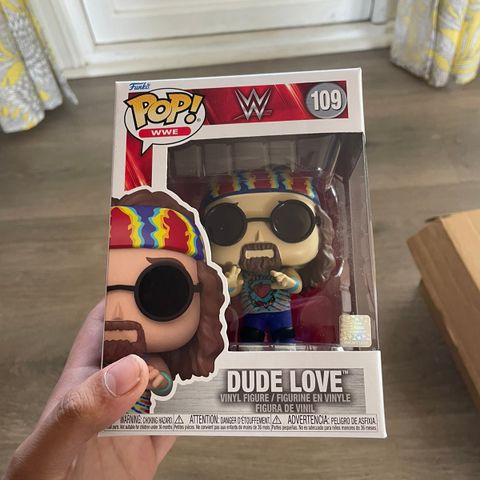 Dude Love Funko pop selges!