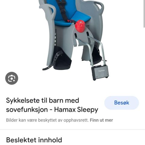 Sykkelsete hamax