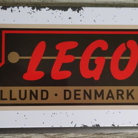 LEGO VIP - 5007016 - Retro Tin Sign Brand 1950's
