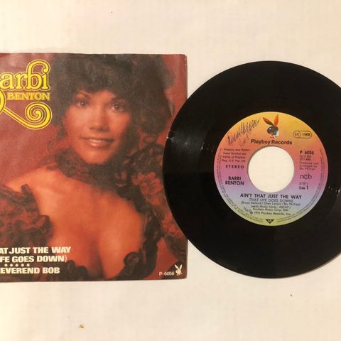 BARBI BENTON / AIN'T THAT JUST THE WAY - 7" VINYL SINGLE