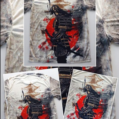 T-skjorte Menn. Samurai Harajuku