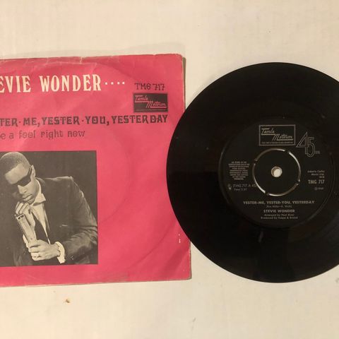 STEVIE WONDER / YESTER-ME, YESTER-YOU, YESTER-DAY - 7" VINYL SINGLE