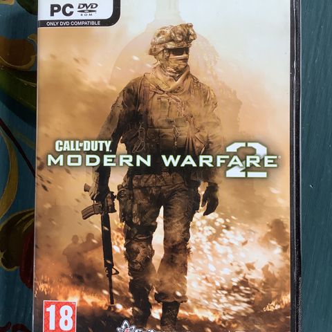 PC SPILL CALL OF DUTY MODERN WARFARE 2 Action game 2 disc.18 år Pc DVD rom