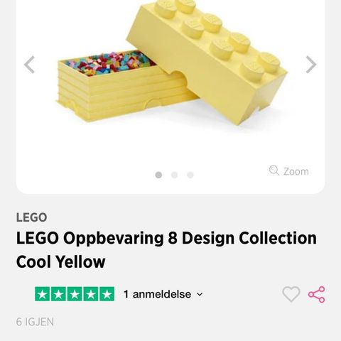 Legobokser oppbevaring (ulike størrelser + farger)