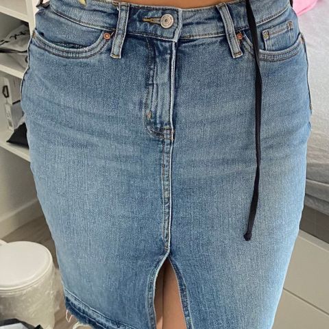 Denim skjørt