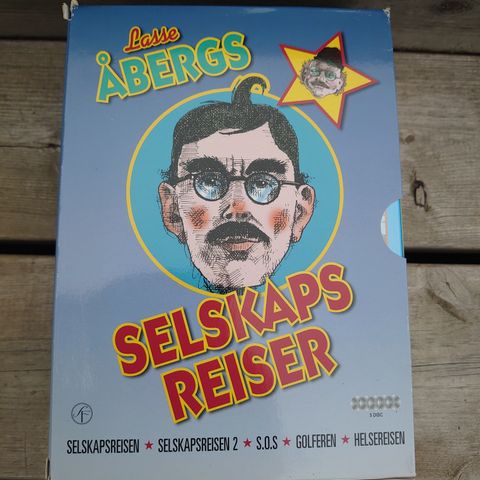 Selskaps reisen filmer 5 stk.