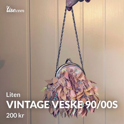 Supersøt Vintage veske 90/00s