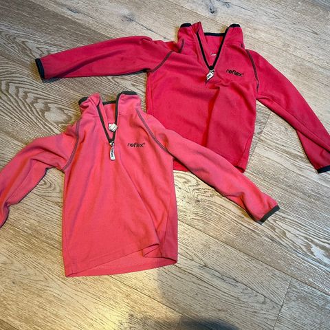 2stk fleece genser