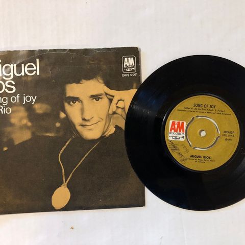 MIGUEL RIOS / SONG OF JOY - 7" VINYL SINGLE