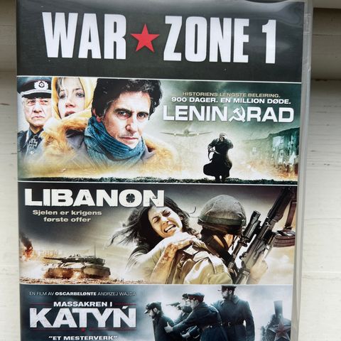 War Zone 1 (DVD) (3 filmer)