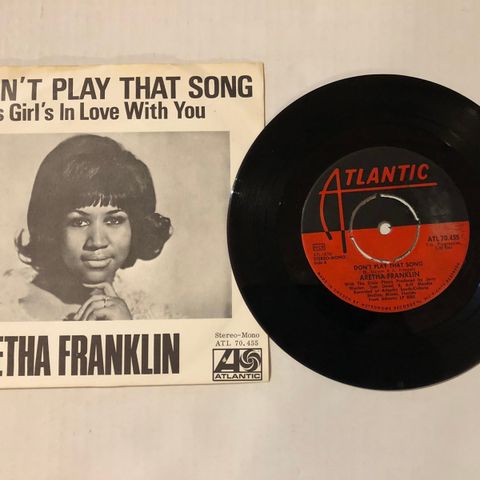 ARETHA FRANKLIN / DON'T PLAY THAT SONG - 7" VINYL SINGLE