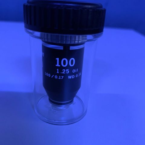 Nikon objektiv mikroskop 100x 1.25 oil