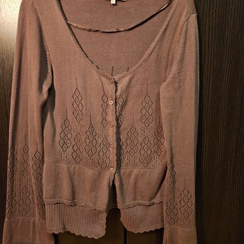 Cream cardigan str S