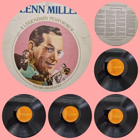 GLENN MILLER/A LEGENDARY PERFORMER 1974 - VINTAGE/RETRO LP-VINYL DOBBEL (ALBUM)