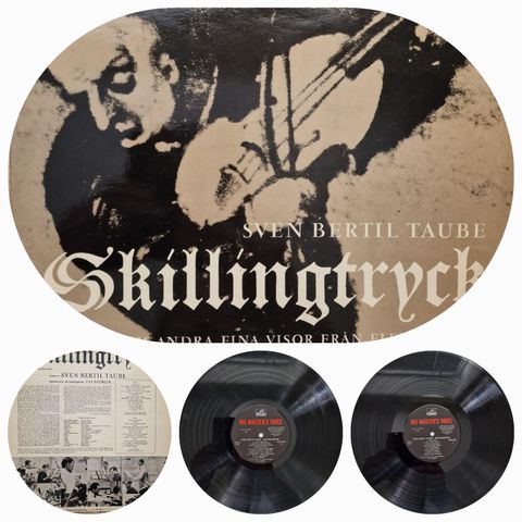 SVEN BERTIL TAUBE/SKILLINGTRYCK 1962 - VINTAGE/RETRO LP-VINYL (ALBUM)