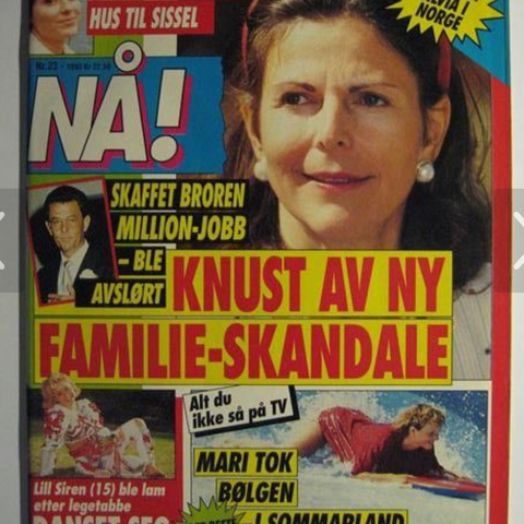 Nå bladet på bildet ønskes kjøpt og Nå blader fra 86-1995