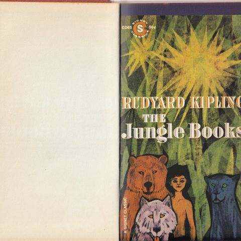 Rudyard Kipling  The Jungle Books 1961 Signet Classics New York (GM)