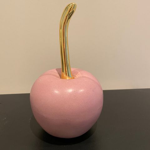 Interiør pynt, rosa eple