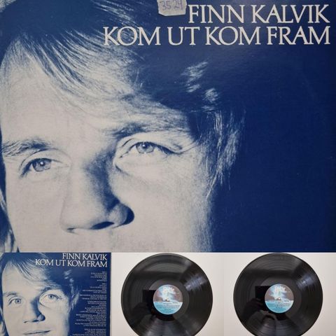 FINN KALVIK/KOM UT KOM FRAM 1979 - VINTAGE/RETRO LP-VINYL (ALBUM)