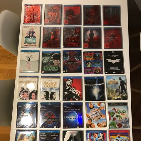 Blu-Ray Slipcase Samling