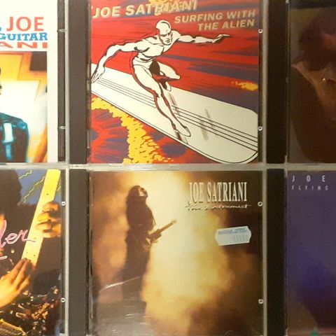 Joe Satriani cder eldre utgaver