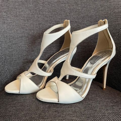 Ted Baker white/hvite (bridal) heels str 38