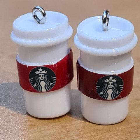 Starbucks charms/ øredobber