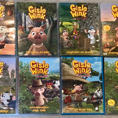 Gisle Wink DVD Samling  🚨Ny Priser