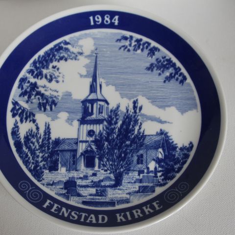 Plakett 1984 Fenstad kirke