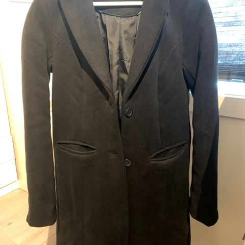 Long black Autumn winter  Coat / jakker