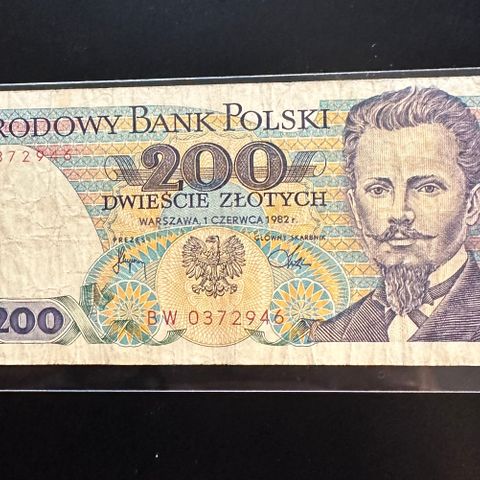 Polen 200 Zlotych 1982 (429 AA)