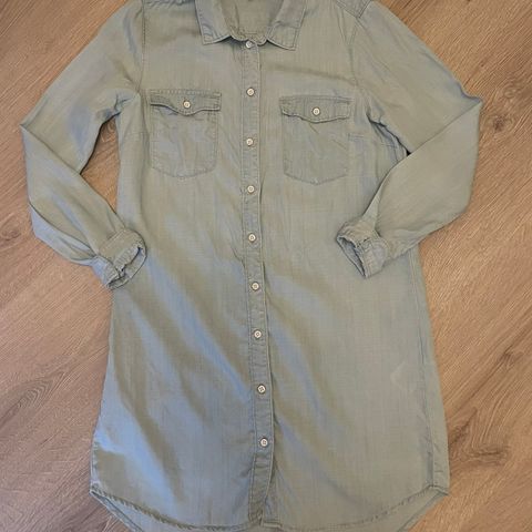 Denim shirt dress