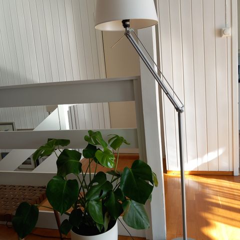 IKEA Samtid stålampe med ny skjerm