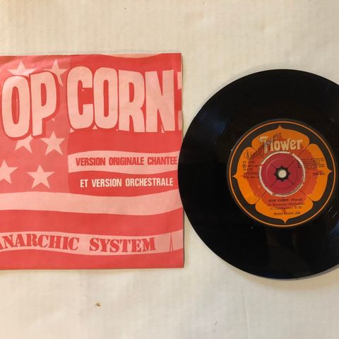 ANARCHIC SYSTEM / POP CORN - 7" VINYL SINGLE