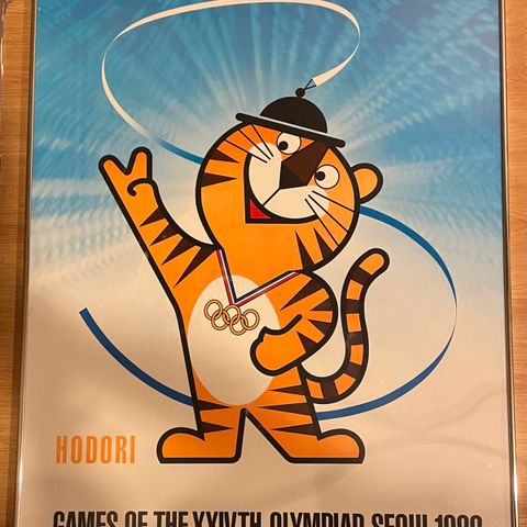 Plakat fra olympiaden i Seoul 1988