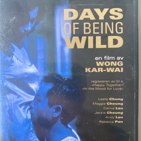 Days of being wild (Norsk tekst) Wong Kar-Wai