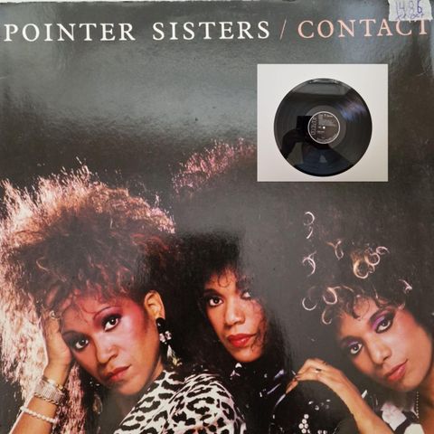 POINTER SISTERS/CONTACT 1985 - VINTAGE/RETRO LP-VINYL (ALBUM)