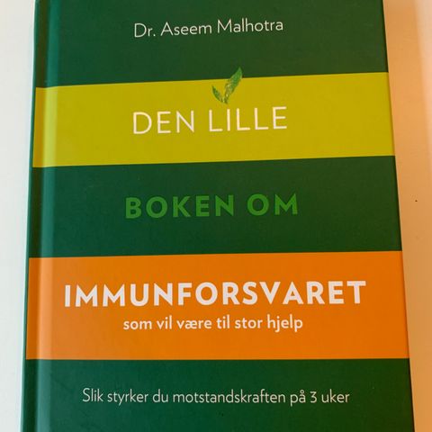 Den lille boken om immunforsvaret (som ny)