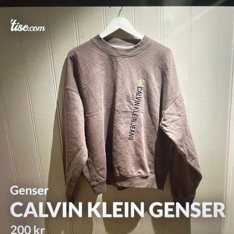 Calvin Klein genser