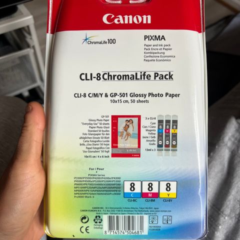 Canon CLI-8 ChromaLife Pack
