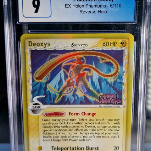 Deoxys speed ex holon phantoms 2006 (CGC 9)