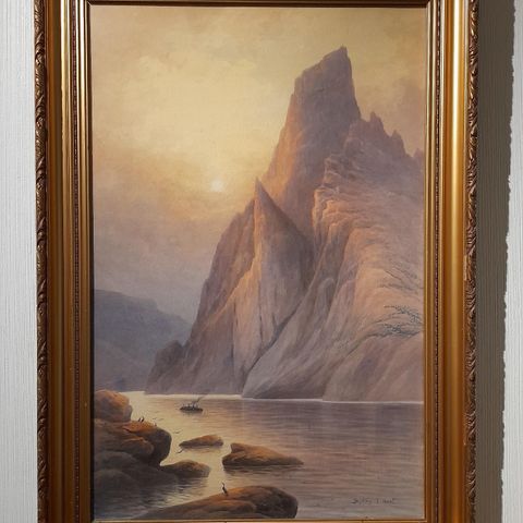 Sydney Ernest Hart (Falmouth,England,1867-Odda,1921,"Tysfjord v/Stetind"