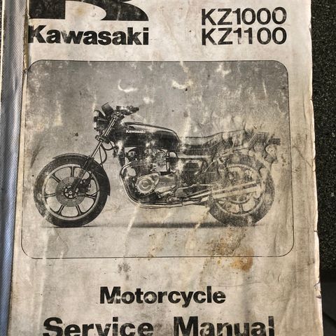 Kawasaki Z/KZ1000J++ Service Manual Orginal