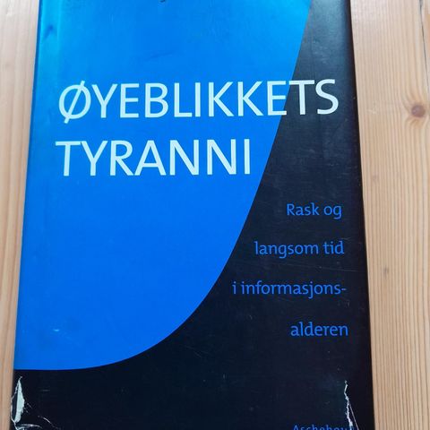 Øyeblikkets tyranni - Hylland Eriksen