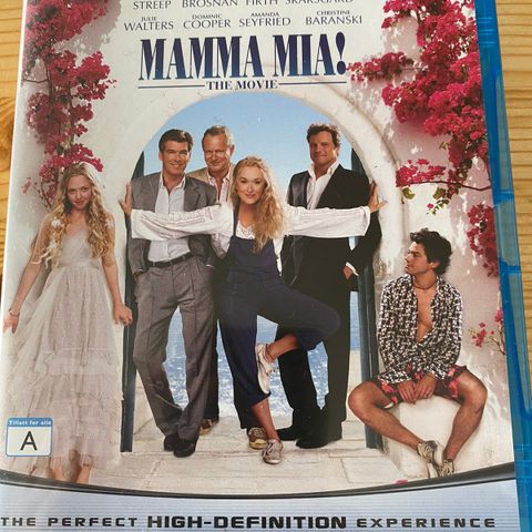 Mamma Mia dvd blueray