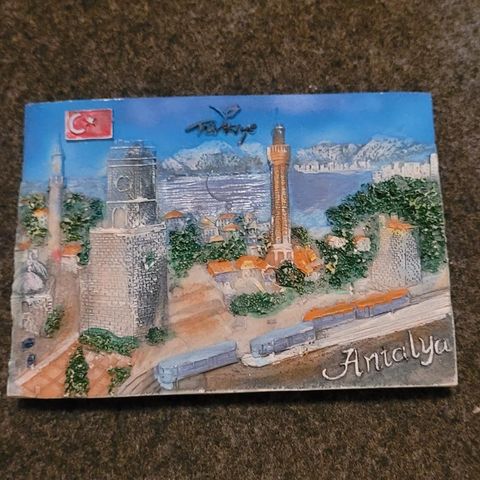 Antalya Tyrkia souvenir med hengefeste