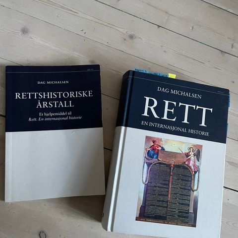 Rett - en internasjonal historie (Rettshistorie JUS3220)