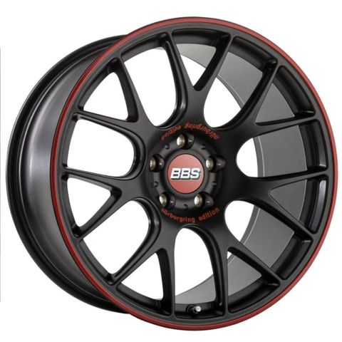 BBS CH-R Nurburgring Black Red 5/112 8.5x19 ET32 + 9.5x19 ET45