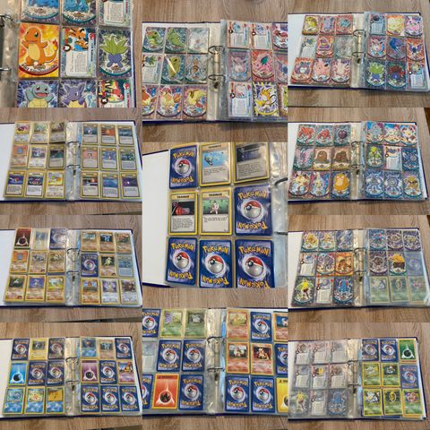 Pokemon Topps og Base set i perm selges - 90 tallet