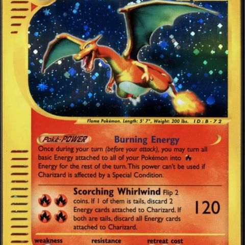 Charizard expedition - pokemon kort